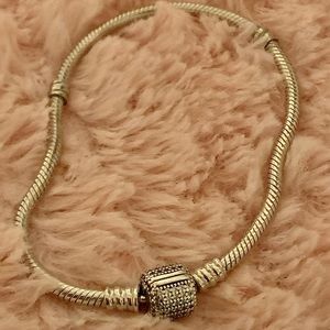 Pandora Moments Sparkling Pave Clasp Bracelet